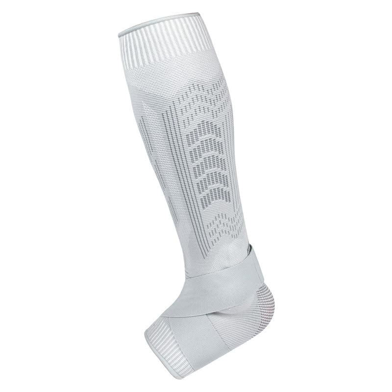 XL White A pair Compression Sports Calf Sleeves with Silicone Shock Absorption - Protective Leg Support for Running and 