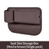 2 PCS Brown-right Car Seat Gap Storage Box - Practical Car Organizer, Gap Filler for Easy Access and Extra Storage