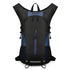 Black and Dark Blue Patchwork Style Lightweight Outdoor Cycling Backpack - Durable and Water-Resistant Oxford Fabric, La