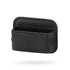 Black PU Leather Car Storage Organizer with Dual Charging Holes and Inner Mesh Pocket, Multi-functional Door Handle Hang
