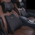 Black Memory Foam Car Seat Neck and Lumbar Support Set â€“ Ergonomic Cushion for Office, Home, and Driving