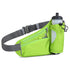 Bright Green Hydration Running Waist Pack - Waterproof Lightweight Sports Belt with Bottle Holder(Water bottles are film
