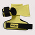 1 Pair Yellow Durable Gym Palm Guard with Ultra-fiber Leather for Heavy Lifting - Wrist Support Straps for Pull-ups and 