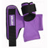 1 Pair Purple Durable Gym Palm Guard with Ultra-fiber Leather for Heavy Lifting - Wrist Support Straps for Pull-ups and 