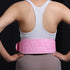 Size L Pink Professional Weightlifting Belt with Sponge Padding for Deep Squat and Deadlift - Men and Women Fitness Supp