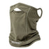 2 Pcs Army Green UV Protection Breathable Cycling Face Mask with Ear Hooks - Summer Ice Silk Neck Gaiter for Men and Wom