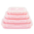 Pink Collapsible Silicone Bento Box Set – 4-Piece Food-Grade Microwave & Freezer Safe Lunch Box Set