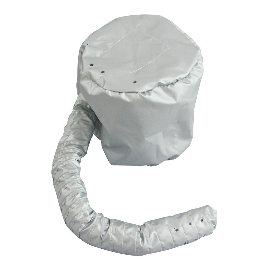 2 Pcs Silver Portable Hair Dryer Bonnet Cap - Adjustable Heated Hair Care Cap for Drying, Styling, and Conditioning with