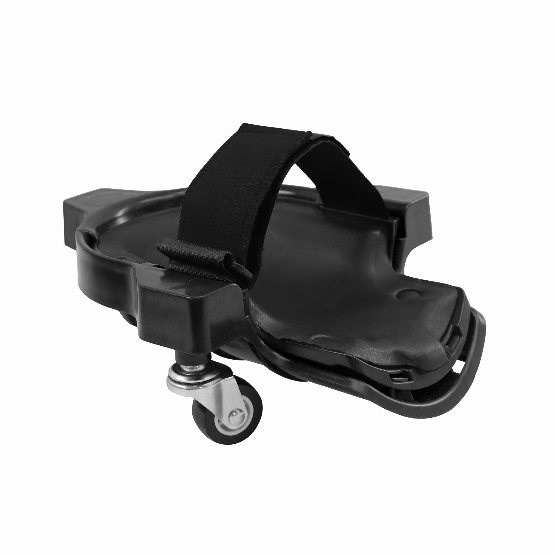 1 Pair Set Black Multi-Function Knee Pads with Swivel Wheels for Comfortable Knee Protection - Ideal for Construction, T