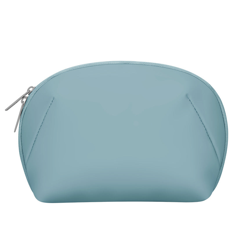 Blue Large Capacity Multi-functional PU Digital Storage Organizer Bag, Waterproof & Portable, for Cables, Chargers, and 