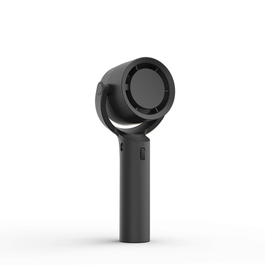 Black Portable Neck Fan, Adjustable Speed & 230Â° Rotation, Rechargeable 4500mAh Battery, Quiet Operation with Type-C Ch