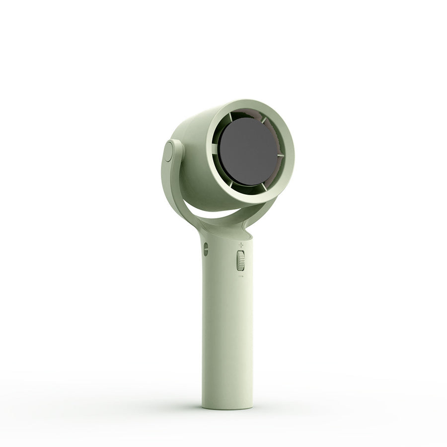 Light Green Portable Neck Fan, Adjustable Speed & 230Â° Rotation, Rechargeable 4500mAh Battery, Quiet Operation with Typ