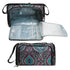 Geometric Patterns Multi-Functional Crochet Hook and Yarn Storage Bag – Convenient Carrying Case for Crochet, Knitting Tools, and Yarn, with Stylish Pattern Design (Tools Not Included)