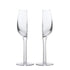 2 Pcs Unique Half-Round Crystal Wine Glass - Elegant Champagne Flute for Red & White Wine
