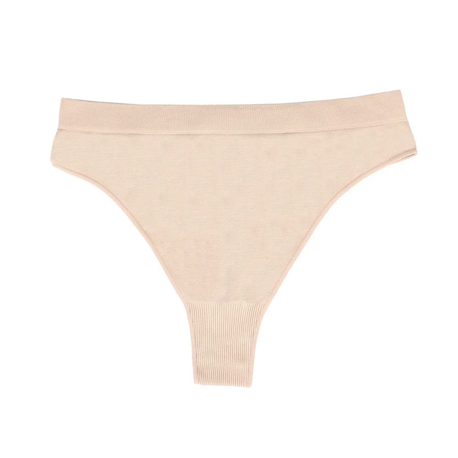Size S Skin Comfortable  High-Waisted Thong Underwear - 3-Pack for Everyday Comfort