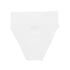 3 Pcs Size S White Microfiber High-Waisted Thong Underwear with Tummy Control â€“ Slimming Comfort