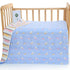 Blue Dog, 6-Layer Muslin Baby Blanket - Soft Cotton Bedding for Infants and Toddlers, 110x110cm
