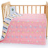 Pink Dog, 6-Layer Muslin Baby Blanket - Soft Cotton Bedding for Infants and Toddlers, 110x110cm