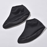 6 Pairs Women's Cozy Black Non-Slip Mid-Calf Socks - Warm Fleece-Lined High-Top Floor Socks for Fall & Winter