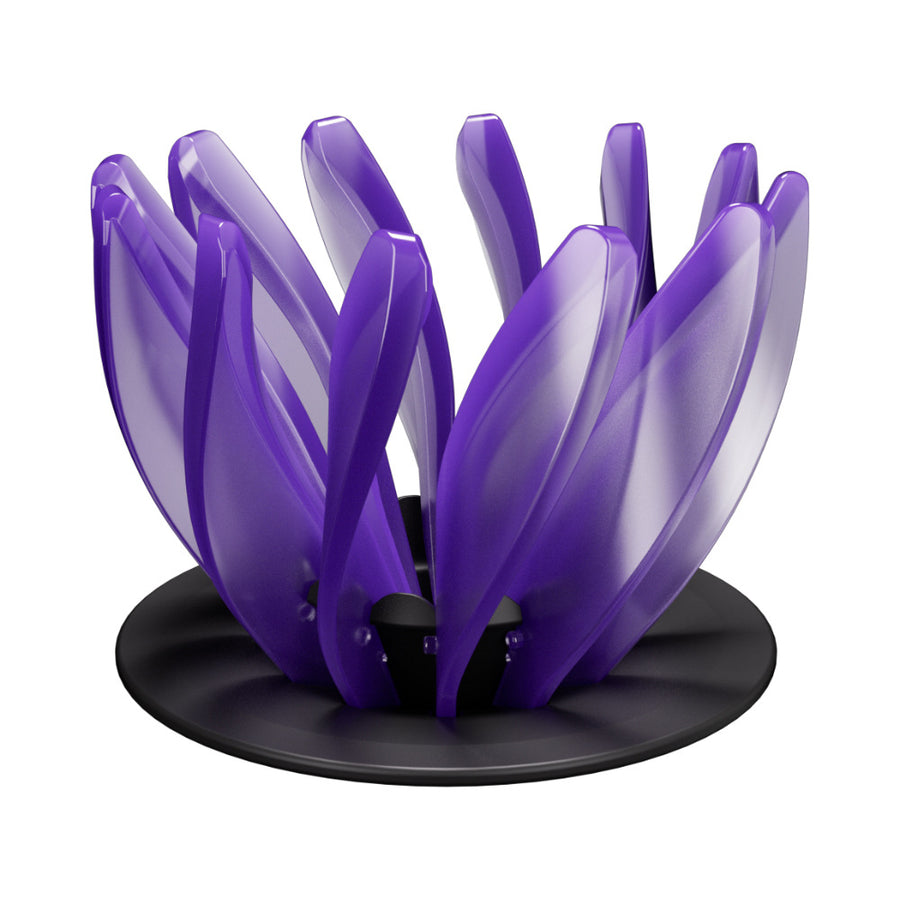 V60 Pour Over Coffee Dripper - Heat Resistant Brew Filter Cone - Purple(Black Base)