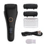 Black Professional Electric Foot Callus Remover - Rechargeable Pedicure Tool with 3 Adjustable Speeds, Smart LED Display, and 3 Replaceable Grinding Heads for Smooth Feet