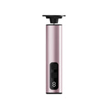 Rose Gold Professional 2-in-1 Electric Foot Callus Remover and Manicure Kit - 9 Speeds Rechargeable Electronic Foot File with LCD Display - Professional Pedicure Tool for Dead Skin and Nail Care