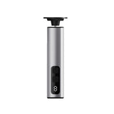 Grey Professional 2-in-1 Electric Foot Callus Remover and Manicure Kit - 9 Speeds Rechargeable Electronic Foot File with LCD Display - Professional Pedicure Tool for Dead Skin and Nail Care