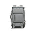 Grey Large Capacity 16-Inch Laptop Travel Backpack - Anti-Theft Professional Business Bag with Spring Buckle - Durable Oxford Cloth Outdoor Rucksack for Men and Women