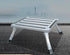 Heavy Duty Aluminum Folding Step Stool - Portable RV Platform and Work Bench with Non-Slip Surface - Collapsible Multi-Purpose Step for Camping, Home, and Outdoor Use
