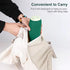 Green 2-in-1 Portable Dog Water Bottle and Food Container - Leaf-Shaped Silicone Travel Bowl for Pets, Leak-Proof Outdoor Dispenser for Walking, Hiking and Traveling, 330ml Capacity
