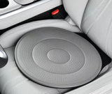 Gray 360 Degree Rotating Car Seat Cushion - 53cm Nano Tech Swivel Mobility Aid - Easy Vehicle Entry and Exit for Seniors, Breathable Non Slip Ergonomic Support for Home Office and Travel