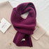 Purple Luxurious 100% Wool Scarf for Women and Men - Soft, Warm, and Stylish