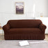 Light-coffee and Dark-coffee Single Sofa Bubble Gauze Sofa Cover with Skirt - Full Elastic Dustproof Single Seater 90-140cm
