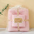 Pink Solid Color Diagonal Stripe Towel Set-Luxurious Bath and Hand Towels for Home Use Bath towel 140*70cm, face towel 7