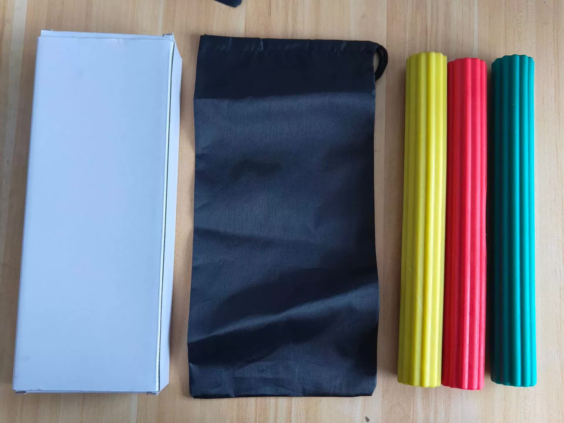 Multifunctional Resistance Bar Set | Yoga Fitness Toning Tool, Muscle Relaxation, Grip Strength Improvement | 3-Piece Se