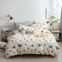 Triangle pattern Duvet Cover - 3 Piece Bedding Set (with Corner Ties)Quilt cover 230cm x 230cm, pillowcase 51 x 92cm