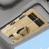 Khaki Car Organizer - Sun Visor Clip with Sunglasses Holder, Card Holder, Cash Pocket