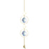 (Style 3) 4 pcs Crystal Wind Chimes-Sun Catcher Star Moon Dream Catcher for Window 31cm