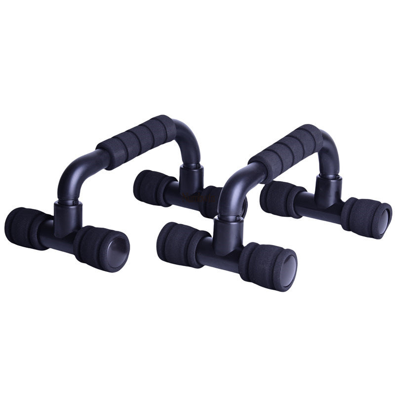 Black Push-Up Support Brackets for Home Fitness â€“ Stability Bars for Upper Body Training