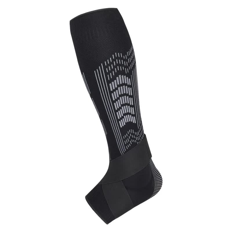 Size M 1 Pair Black  Compression Calf Sleeves for Sports â€“ Adjustable Support for Running, Soccer, Hiking & More