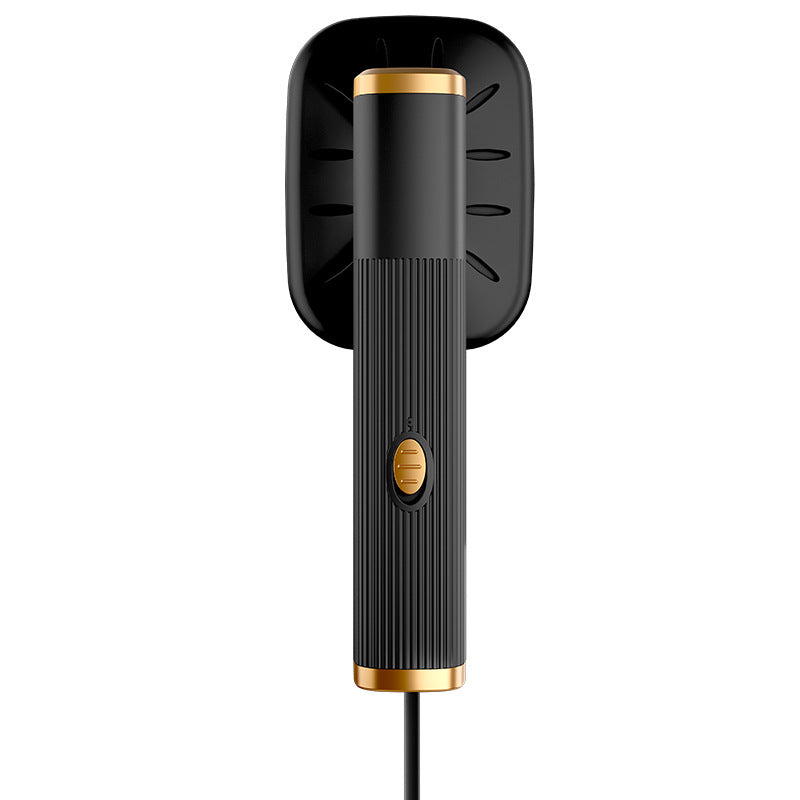 Black Mini USB Handheld Steamer & Iron Combo â€“ Compact Portable Garment Steamer for Travel & Home Use