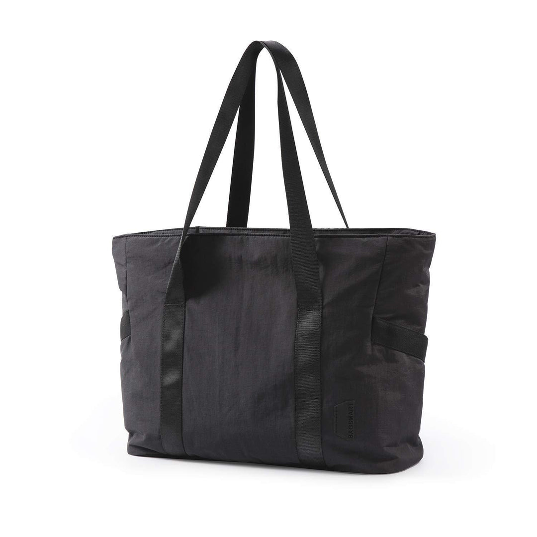 Black Stylish and Practical Water-Resistant Tote Bag for Daily Use & Yoga â€“ Spacious with Convenient Compartments
