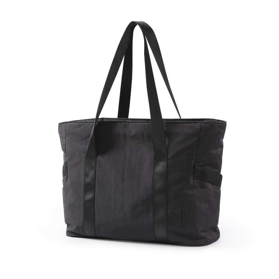Black Stylish and Practical Water-Resistant Tote Bag for Daily Use & Yoga â€“ Spacious with Convenient Compartments