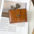 Brown Vintage PU Leather Women&