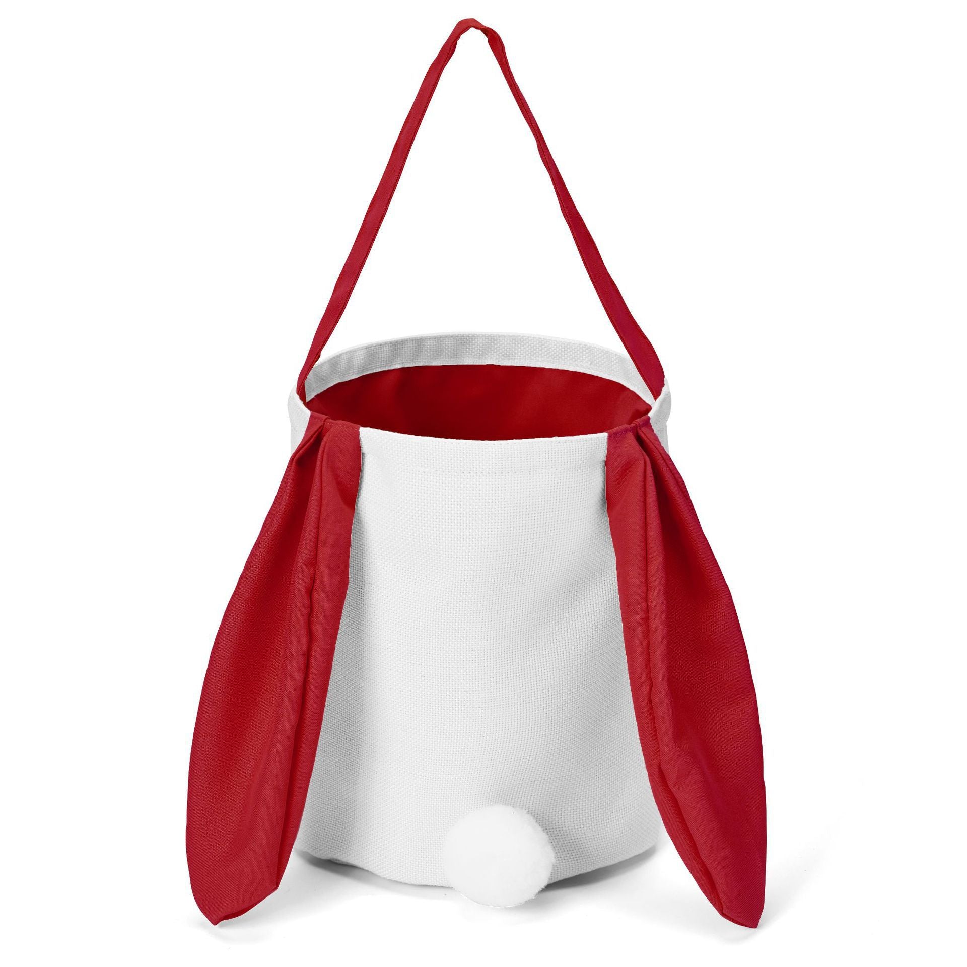 Red Adorable Easter Bunny Ear Tote Bag - Stylish Rabbit-Themed Candy Bag