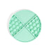 2 Pcs Mint Green Honeycomb Pet Slow Feeder Bowl - Anti-Choke Silicone Lick Mat with Suction for Dogs