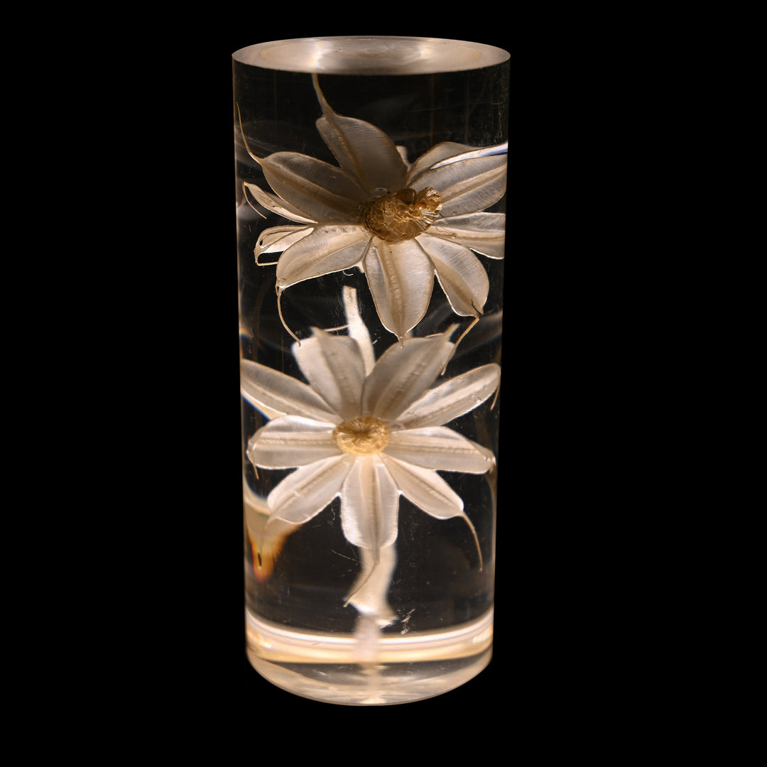 Daisy Eternal Flower Acrylic Table Lamp - Color-Changing LED, USB Rechargeable, Touch Control
