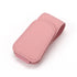 2 Pcs Pink PU Leather Car Visor Sunglasses Holder - Multi-Functional Clip for Glasses, Cards & Tickets, 9.5x4.5cm
