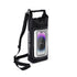 Black 2L Waterproof Phone Pouch - Multi-Functional PVC Dry Bag for Swimming and Water Activities