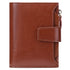 Brown Premium Genuine Leather RFID Blocking Women&